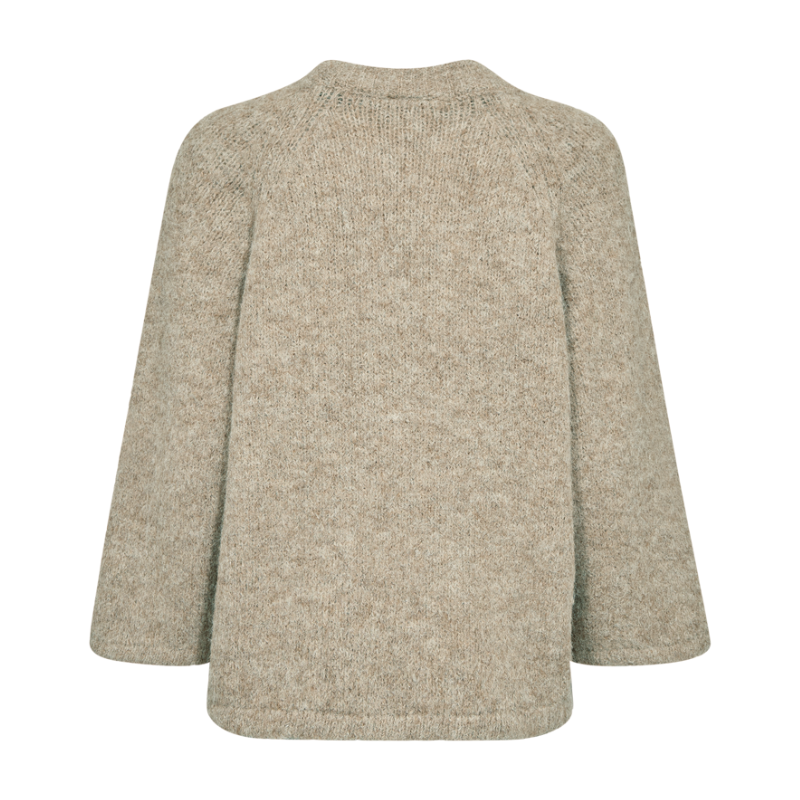 LULU PULLOVER - SILVER MINK MEL - Billede 2
