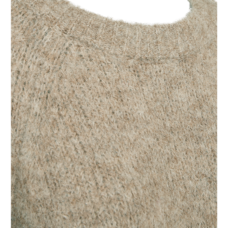 LULU PULLOVER - SILVER MINK MEL - Billede 3