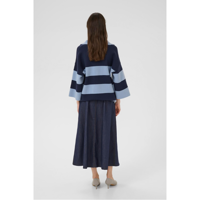 DIANA DODDIE TEE POLO - BLUE - Billede 4