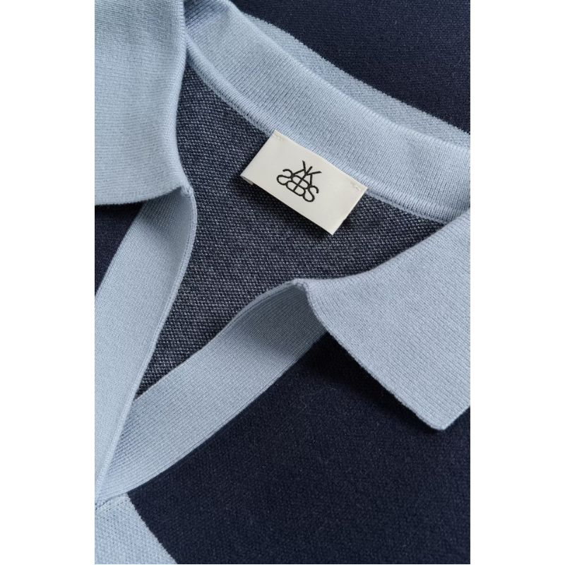 DIANA DODDIE TEE POLO - BLUE - Billede 5