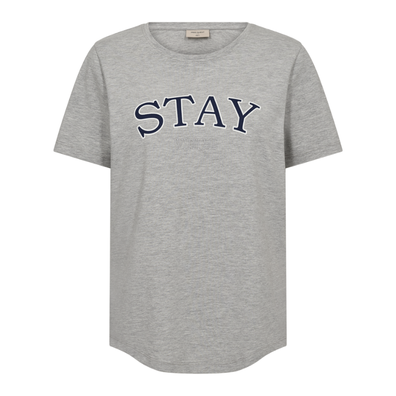 FENJAL TEE - LIGHT GREY MEL.