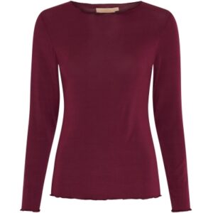 Leonora bluse wine