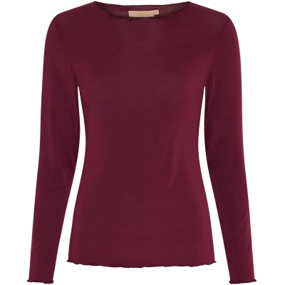 Leonora bluse wine