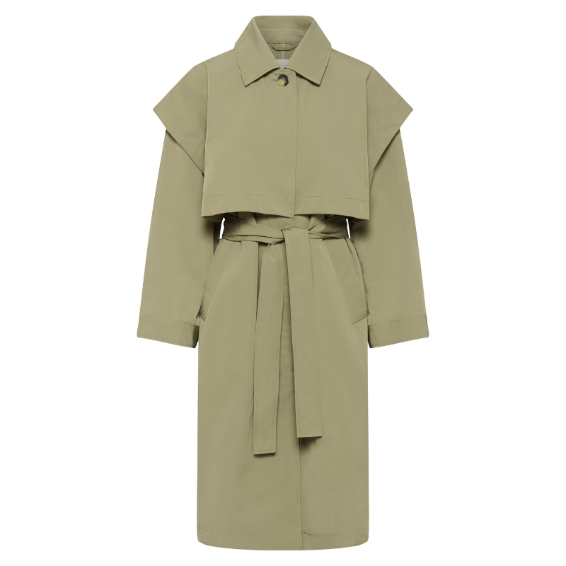 Rowena trenchcoat fra Soaked.