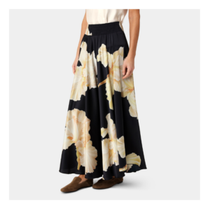 SAVANNAH SKIRT - GOLD MAXI FLOWER