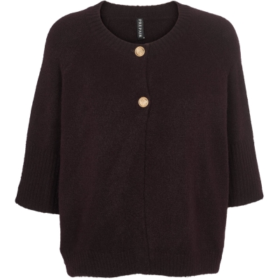 Naomi Knit Cardigan fra Prepair bordeaux