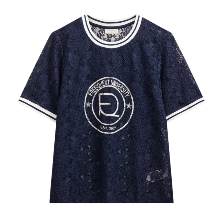 EICO T-shirt fra Freequent i en smuk blondekvalitet.