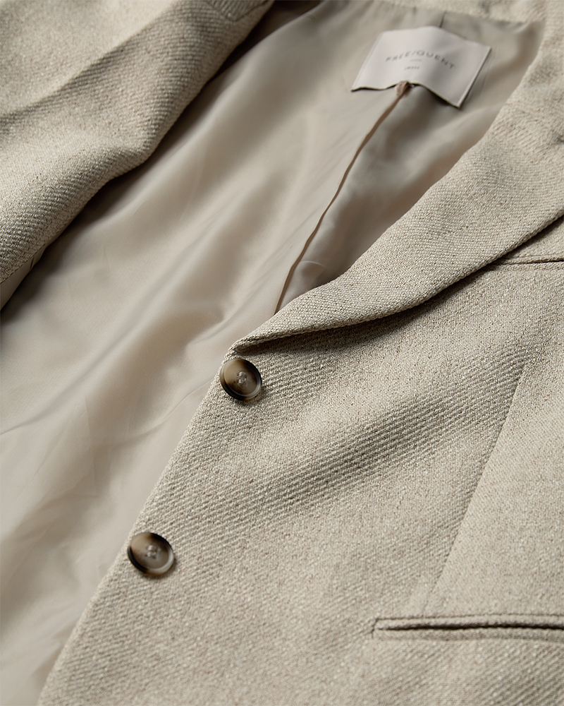 LYDIA BLAZER - SAND MELANGE - Billede 3