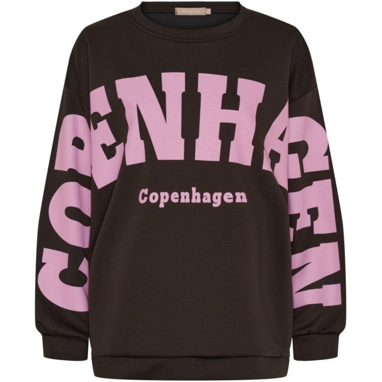 Hibiscus sweatshirt fra marta du chateau