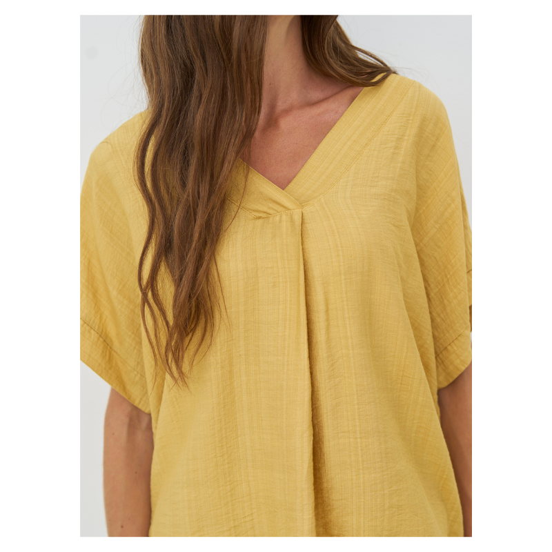 CINDA BLOUSE - HONEY - Billede 3