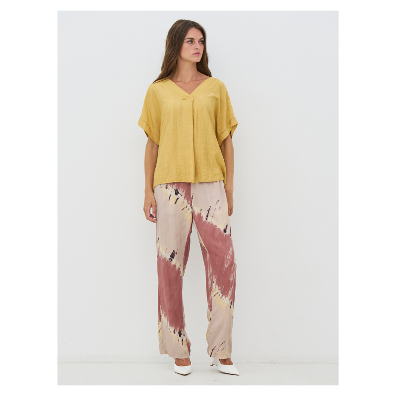 CINDA BLOUSE - HONEY - Billede 2