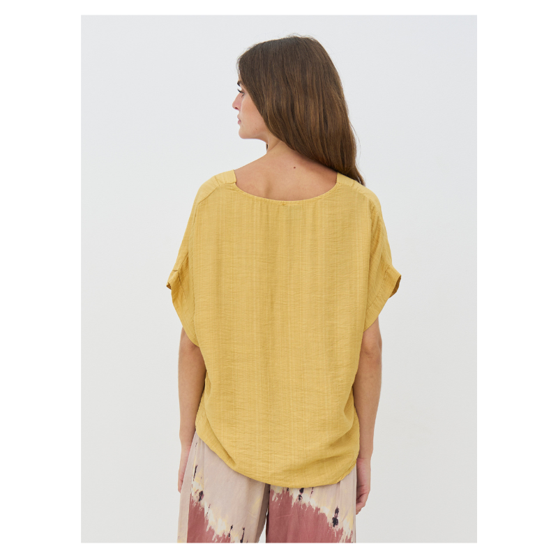 CINDA BLOUSE - HONEY - Billede 4