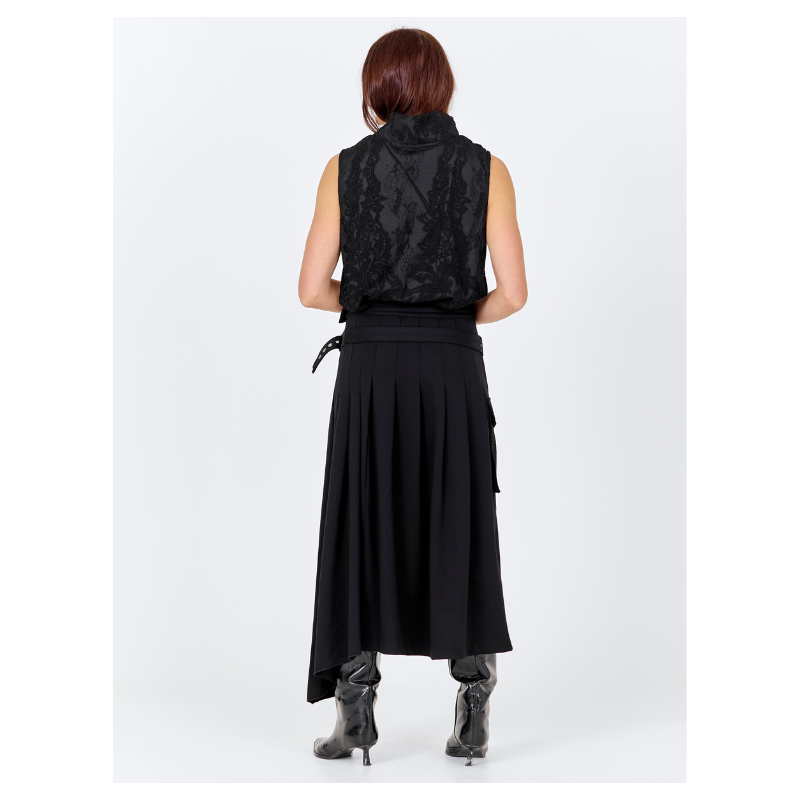 CELINE SKIRT - BLACK - Billede 3