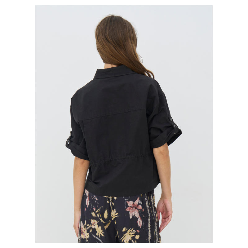 CASSIDY SHIRT - BLACK - Billede 3