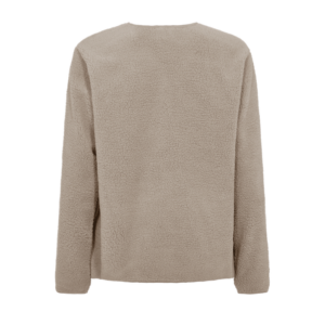 Teddy jacket simple taupe