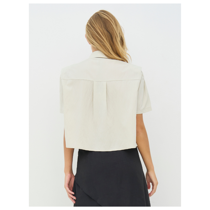 CANSU BOLERO JACKET - BONE - Billede 4