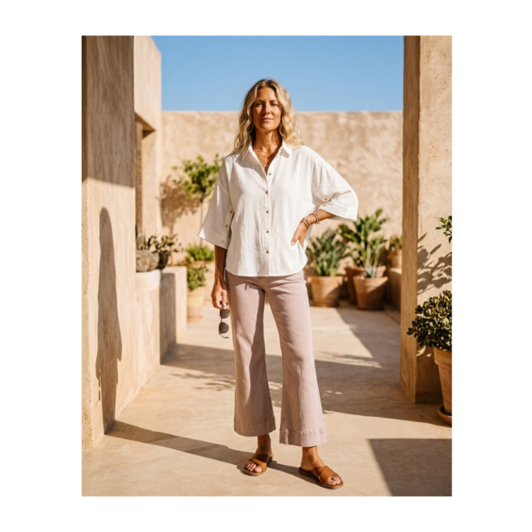 Selma bluse fra Prepair