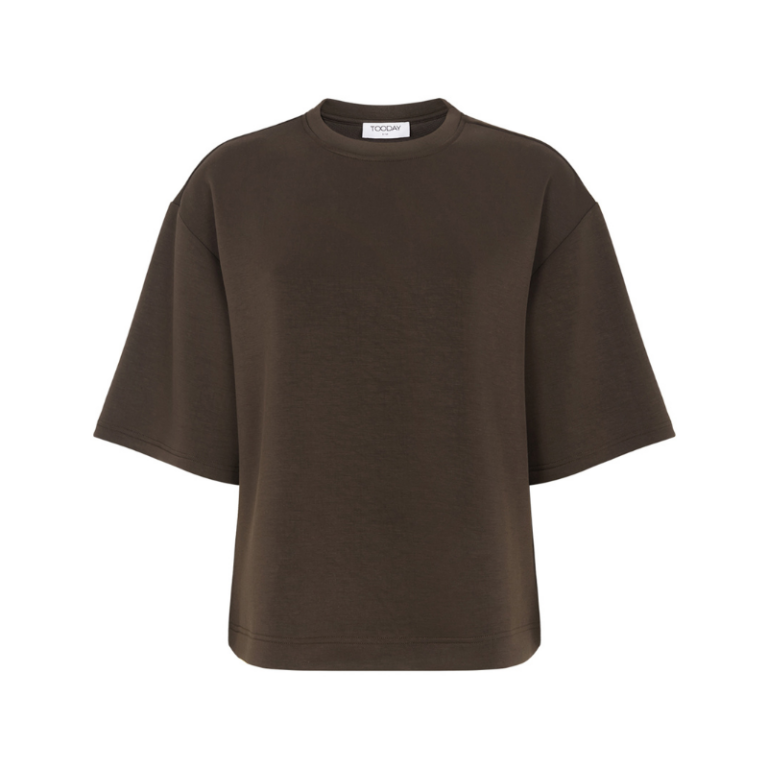 Azra lækker blød boxy t-shirt fra Tooday - findes i flere farver.