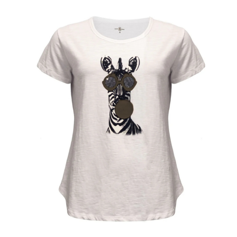 Animal tee med zebra fra Costa Mani