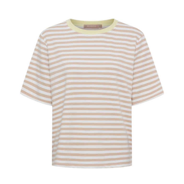 Mdc Jamila stribet t-shirt fra Marta du Chateau.