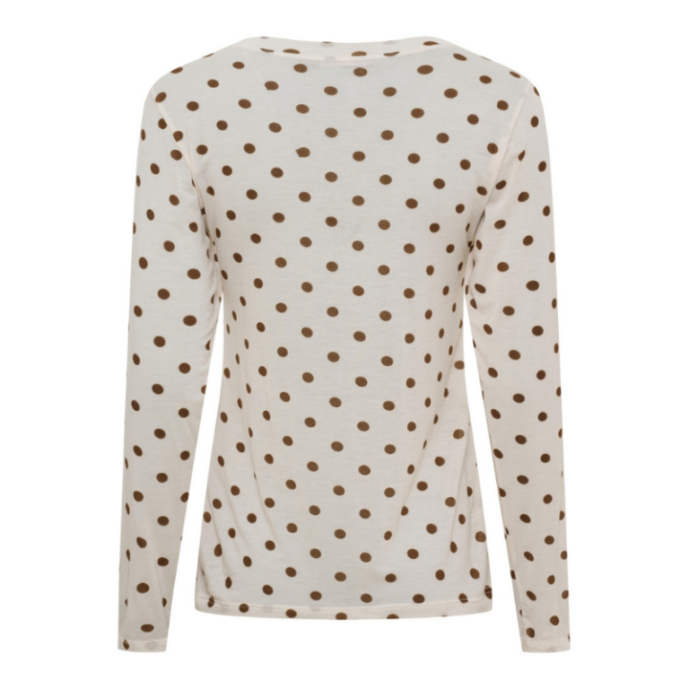 Mdc Elissa langærmet bluse med prikker fra Marta du Chateau