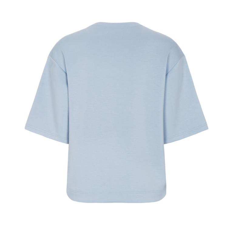 Azra lækker blød boxy t-shirt i lyseblå fra Tooday