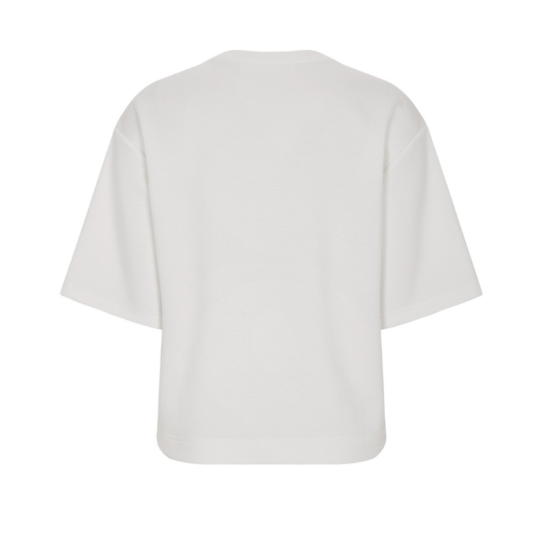 Azra lækker blød boxy t-shirt i hvid fra Tooday