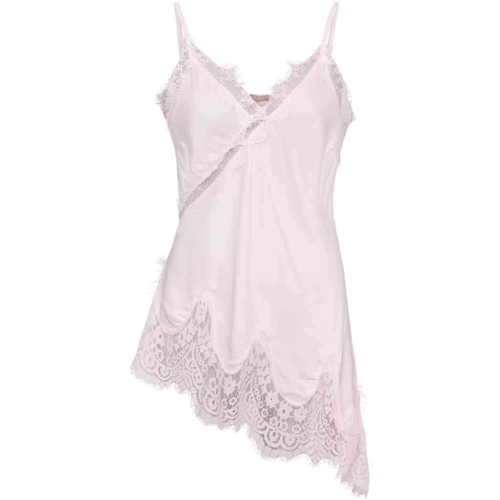 Mdc Dream Top med blonder i en smuk rosa farve fra Marta du Chateau