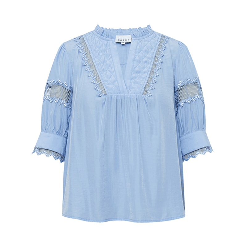 MARIA GO BLOUSE - LIGHT BLUE