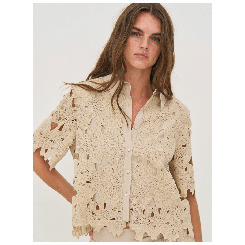DECIA SHIRT - BONE - Billede 2