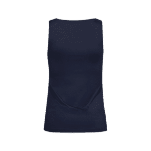 Sonia top fra Freequent. Lækker basic top, som er vendbar. Toppen fås i flere farver. Kvalitet: 86% polyamid 14% elastan  Farve: navy