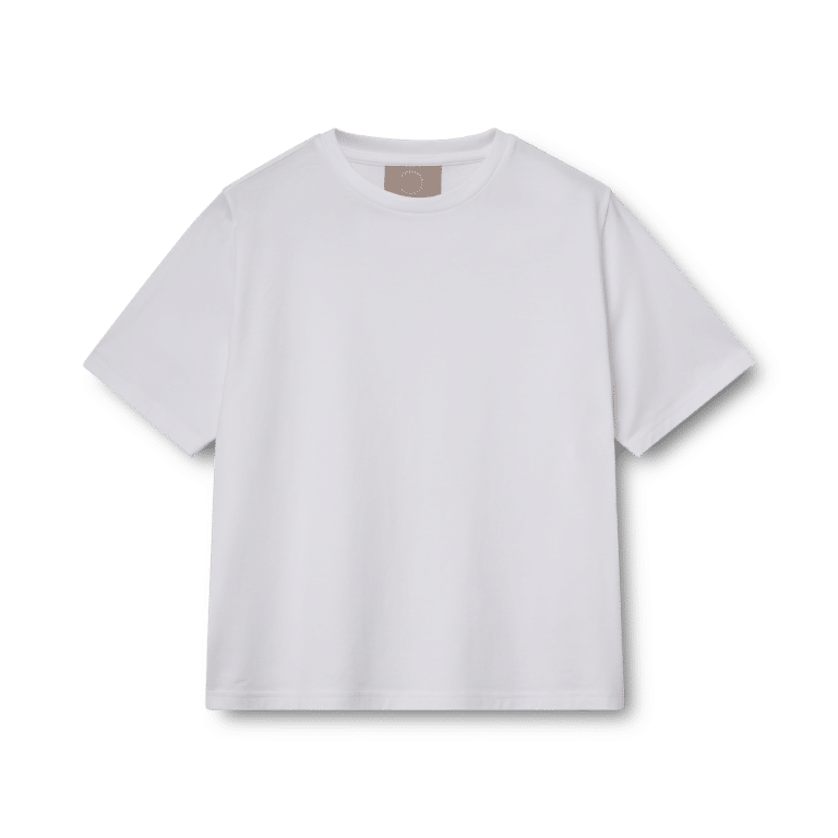 Mola t-shirt fra Kopenhaken. Lækker basic t-shirt. Findes i 3 farver.  Materiale: 97% Cotton 3% Elastan Farve: hvid