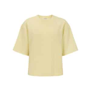 Azra lækker blød boxy t-shirt i gul  fra Tooday