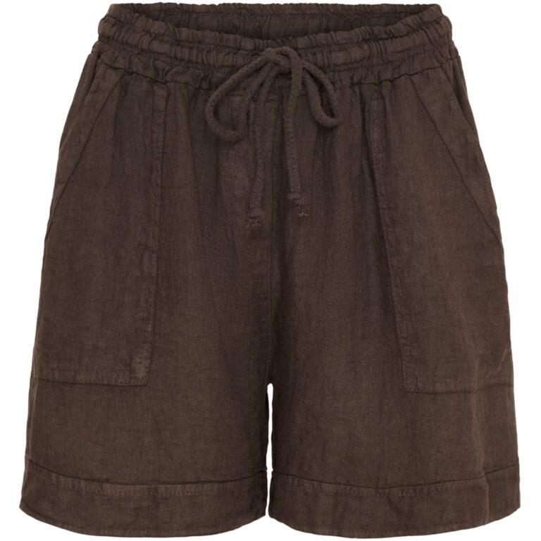 Mdc Kasia hørshorts fra Marta du Chateau. Materiale: 100% hør Farve: findes i brun og fango