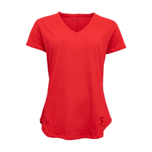 Costa Mani logo V-neck tee i rød.  Lækker basic t-shirt. 