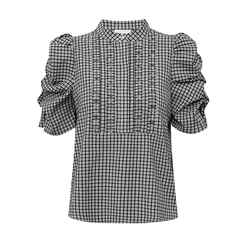 ANNSOFI GO LULLU BLOUSE - BLA CHE
