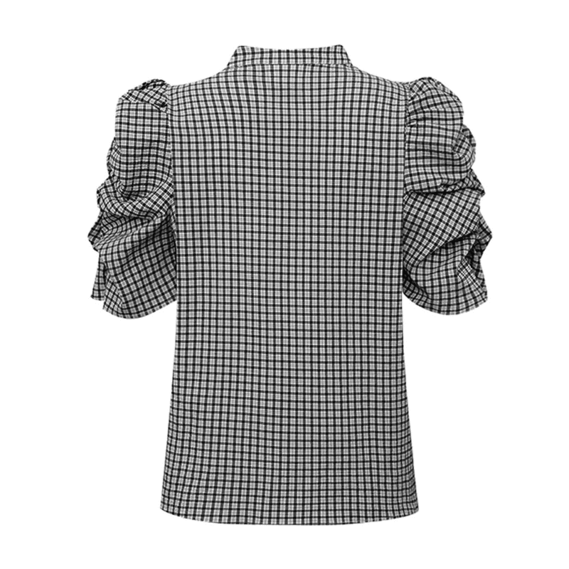 ANNSOFI GO LULLU BLOUSE - BLA CHE - Billede 3