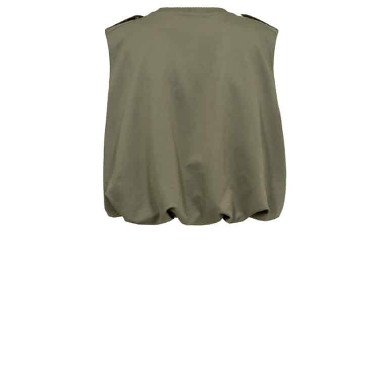 Luana Go tee fra Gossia. Lækker t-shirt med elastik kant forneden og lille lomme. Materiale: 88% bomuld 12% nylon Fave: Coffee